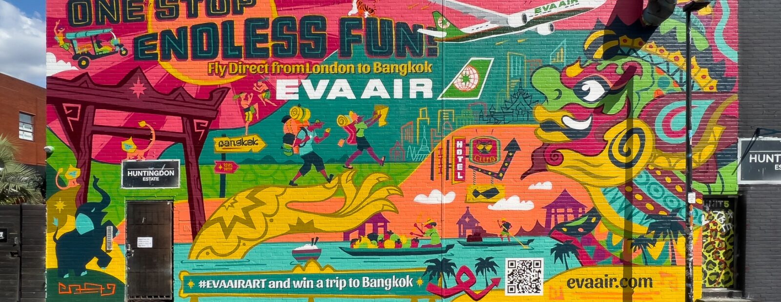 Eva Air Mural