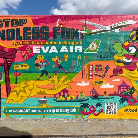 Eva Air Mural